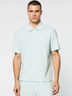Sergio Tacchini View All<Livata Monogram Polo- Surf Spray