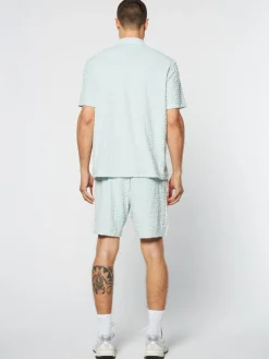 Sergio Tacchini View All<Livata Monogram Polo- Surf Spray