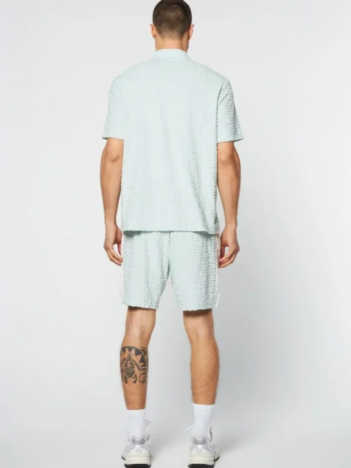 Sergio Tacchini View All<Livata Monogram Polo- Surf Spray