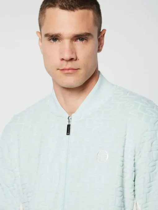 Sergio Tacchini View All<Livata Monogram Track Jacket- Surf Spray
