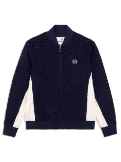 Sergio Tacchini View All<Livata Monogram Track Jacket- Maritime Blue