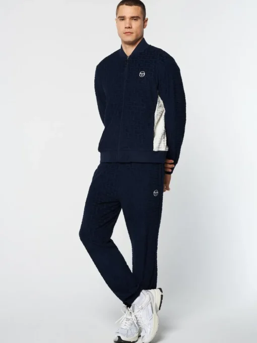 Sergio Tacchini View All<Livata Monogram Track Jacket- Maritime Blue