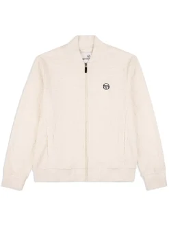 Sergio Tacchini Jackets<Livata Monogram Track Jacket- Gardenia