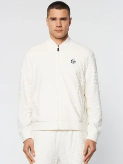 Sergio Tacchini Jackets<Livata Monogram Track Jacket- Gardenia