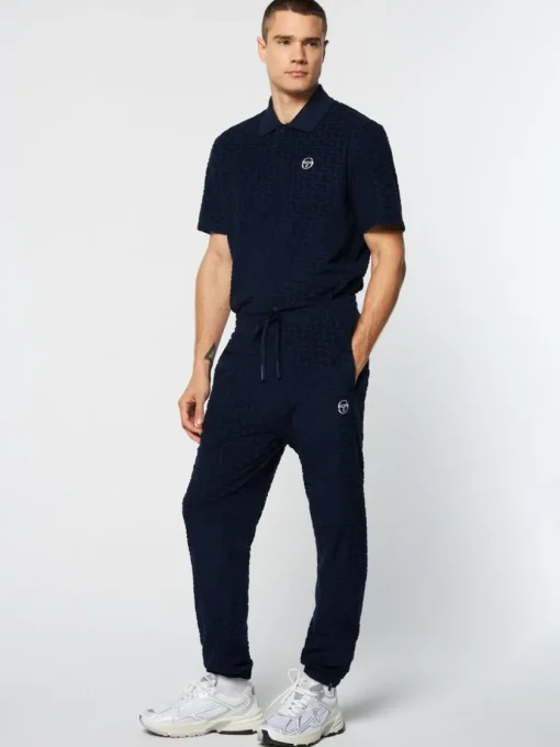 Sergio Tacchini View All<Livata Monogram Track Pant- Maritime Blue