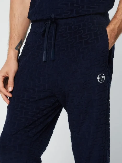 Sergio Tacchini View All<Livata Monogram Track Pant- Maritime Blue