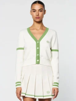 Sergio Tacchini View All<Lucia Knit Cardigan- Gardenia