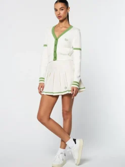 Sergio Tacchini View All<Lucia Knit Cardigan- Gardenia