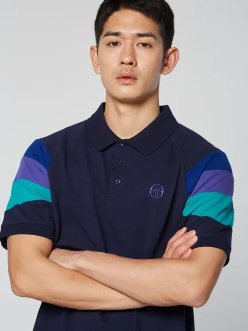 Sergio Tacchini Polos<Macao Polo- Maritime Blue