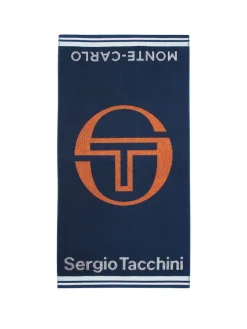 Sergio Tacchini For The Court<Mc Staff Full-Size Towel- Navy