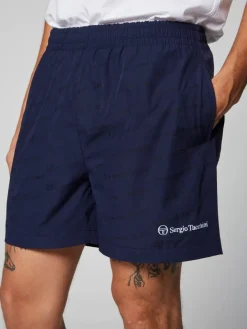 Sergio Tacchini Nylon<Merlata Water-Reactive Swim Short- Maritime Blue