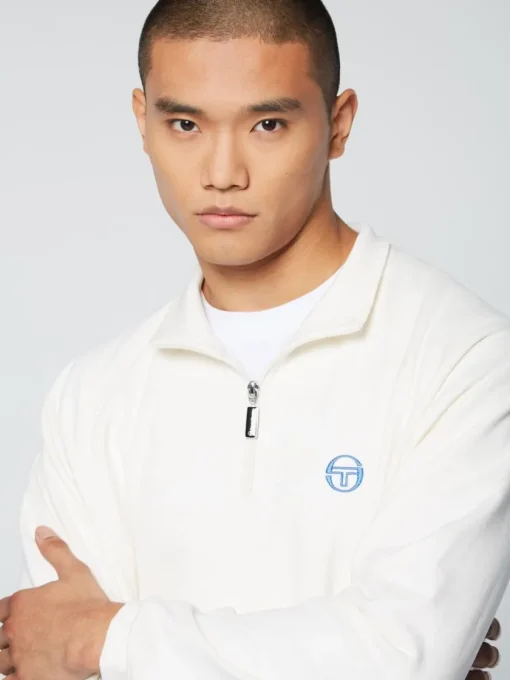 Sergio Tacchini Sweatshirts And Hoodies<Mezza Half Zip- Gardenia