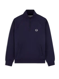 Sergio Tacchini Sweatshirts And Hoodies<Mezza Half Zip- Maritime Blue