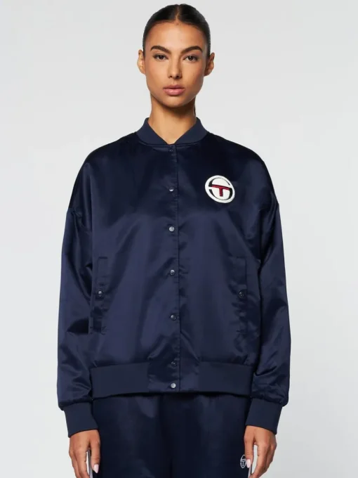 Sergio Tacchini View All<Miss Angela Bomber Jacket- Maritime Blue