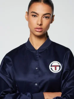 Sergio Tacchini View All<Miss Angela Bomber Jacket- Maritime Blue