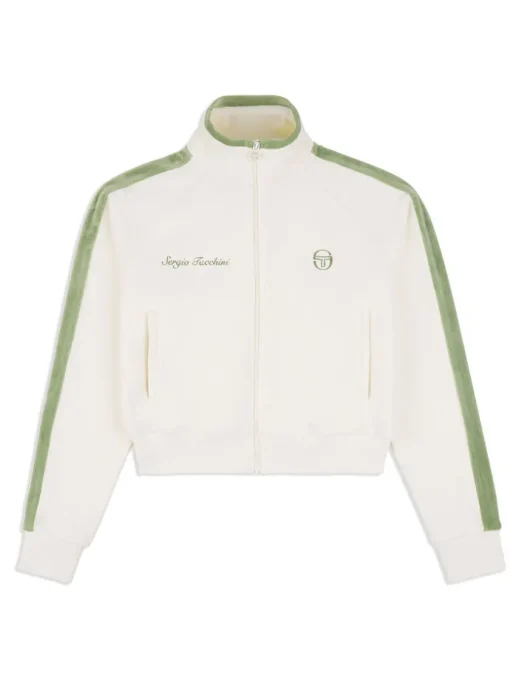Sergio Tacchini Velour<Miss Carlotta Velour Track Jacket- Gardenia
