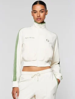Sergio Tacchini Velour<Miss Carlotta Velour Track Jacket- Gardenia