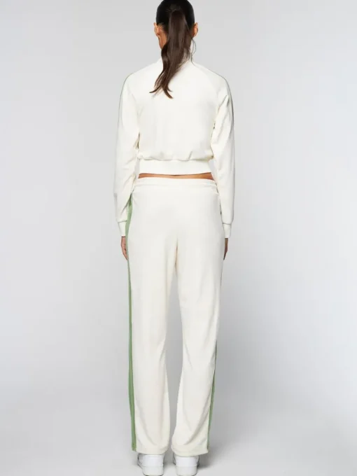 Sergio Tacchini Velour<Miss Carlotta Velour Track Jacket- Gardenia