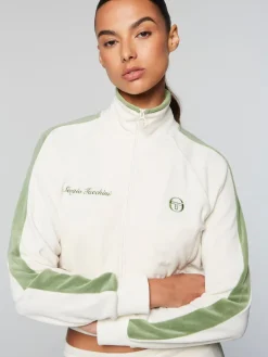 Sergio Tacchini Velour<Miss Carlotta Velour Track Jacket- Gardenia