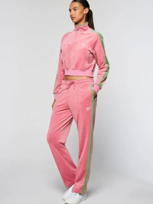 Sergio Tacchini Tracksuits<Miss Carlotta Velour Track Pant- Wild Rose