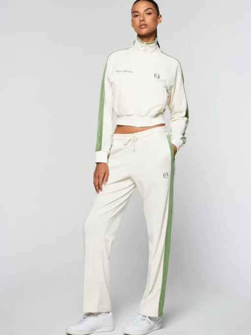 Sergio Tacchini Tracksuits<Miss Carlotta Velour Track Pant-Gardenia