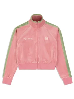 Sergio Tacchini View All<Miss Carlotta Velour Track Jacket- Wild Rose