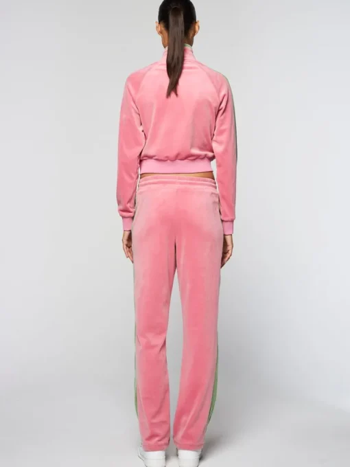 Sergio Tacchini Tracksuits<Miss Carlotta Velour Track Jacket- Wild Rose