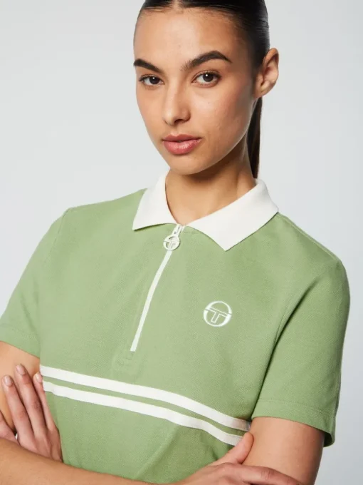 Sergio Tacchini For The Court<Miss Supermac Polo- Jade Green