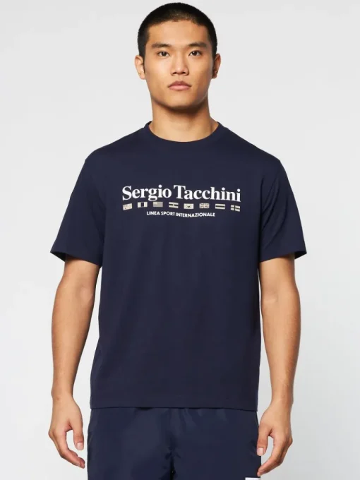 Sergio Tacchini View All<Monda T-Shirt- Maritime Blue