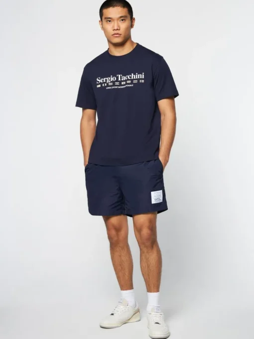Sergio Tacchini View All<Monda T-Shirt- Maritime Blue