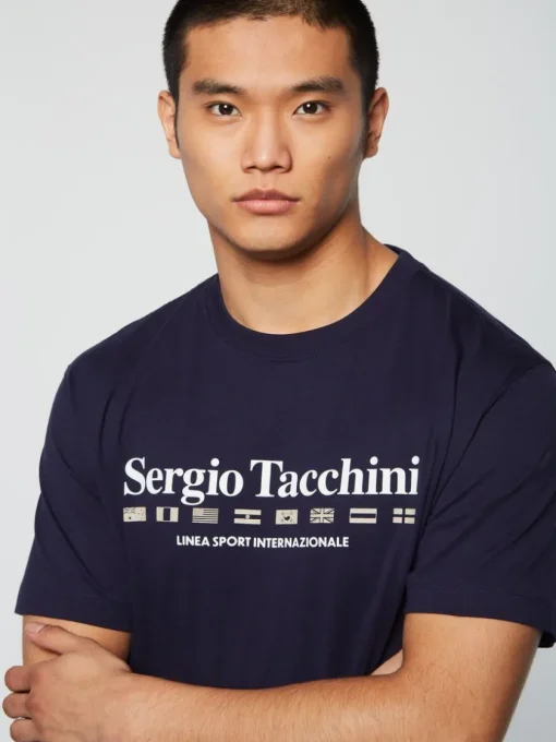 Sergio Tacchini View All<Monda T-Shirt- Maritime Blue