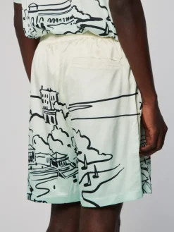 Sergio Tacchini View All<Monte Carlo Cabana Short- Multi/ Multi