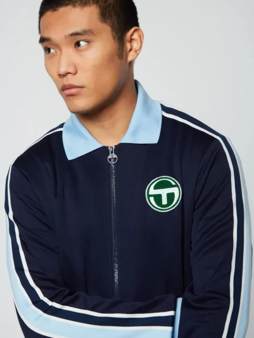 Sergio Tacchini View All<Monte Track Jacket Archivio- Maritime Blue