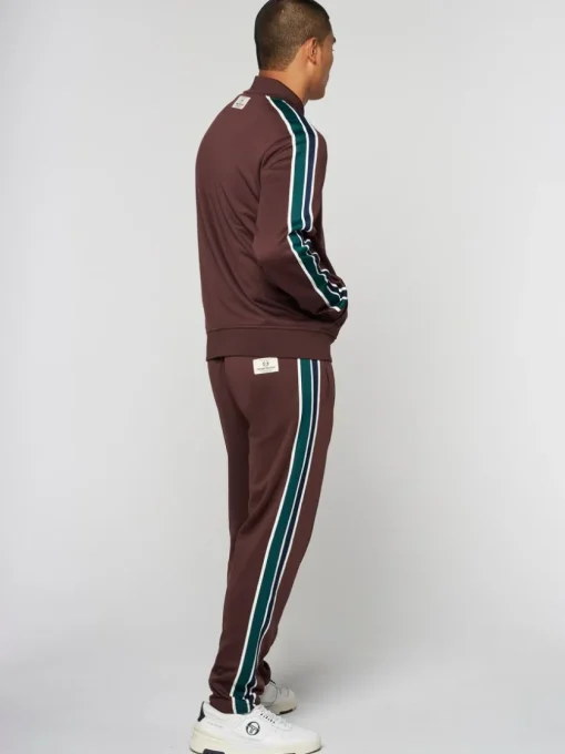 Sergio Tacchini View All<Monte Track Jacket Archivio- Deep Mahogany