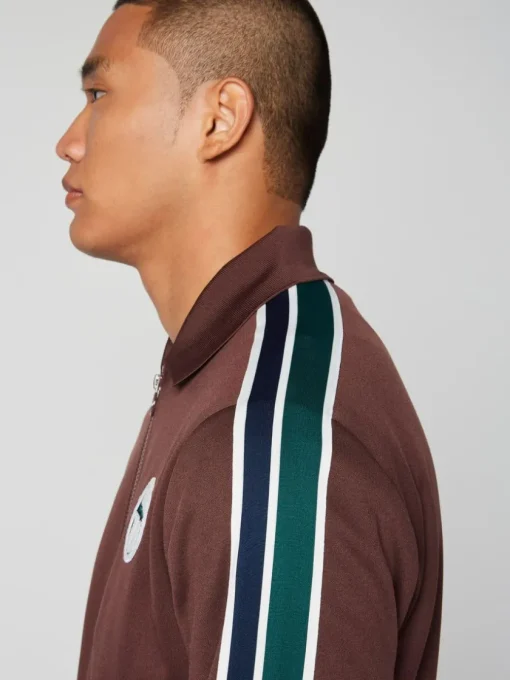 Sergio Tacchini View All<Monte Track Jacket Archivio- Deep Mahogany