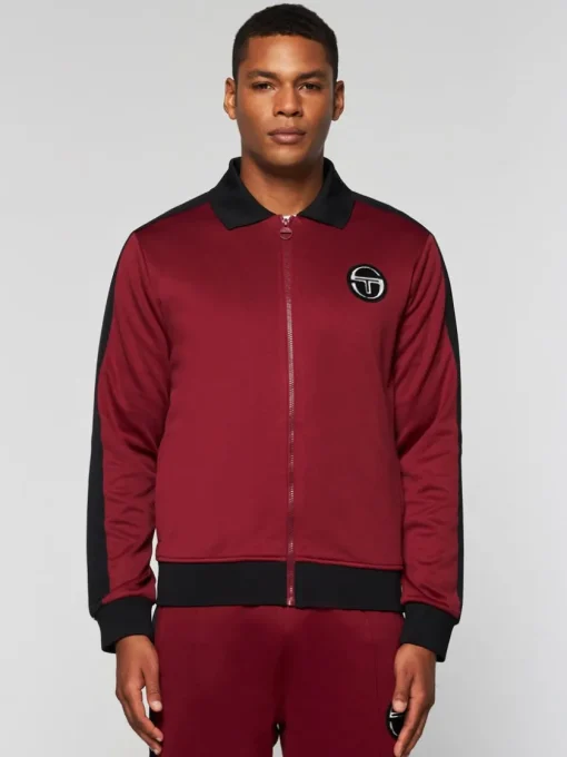 Sergio Tacchini View All<Monte Track Jacket Archivio- Merlot