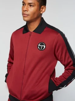 Sergio Tacchini View All<Monte Track Jacket Archivio- Merlot