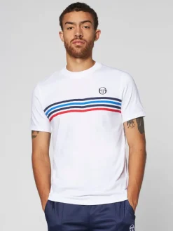 Sergio Tacchini View All<New Melfi Short Sleeve T-Shirt Archivio- White