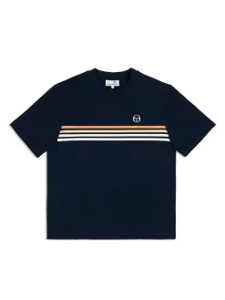 Sergio Tacchini The Essentials<New Melfi T-Shirt- Maritime Blue/ White