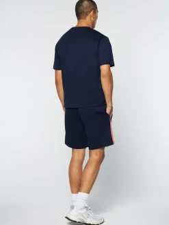 Sergio Tacchini The Essentials<New Melfi T-Shirt- Maritime Blue/ White