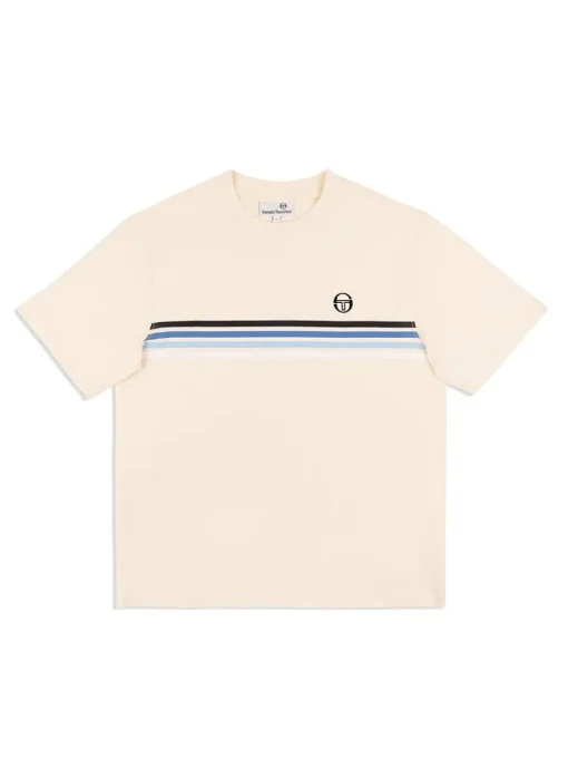Sergio Tacchini T-Shirts<New Melfi T-Shirt- Pearl/ Ivory