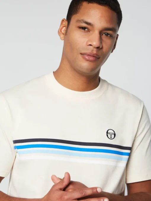 Sergio Tacchini T-Shirts<New Melfi T-Shirt- Pearl/ Ivory