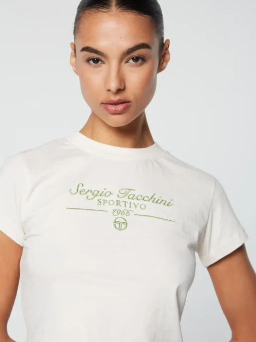 Sergio Tacchini Tops And Sports Bras<Nicola Graphic T-Shirt- Gardenia