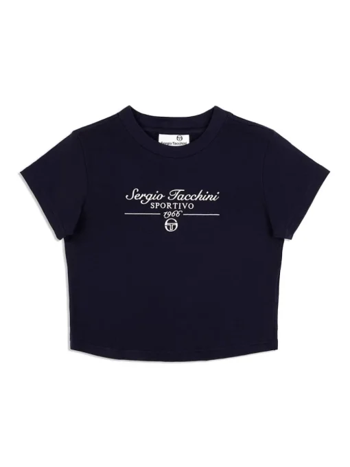 Sergio Tacchini View All<Nicola Graphic T-Shirt- Maritime Blue