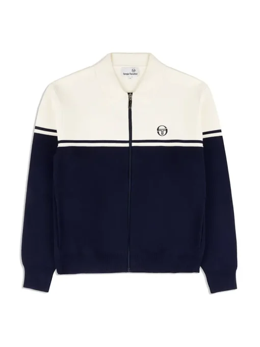Sergio Tacchini Knitwear<Nostra Track Jacket- Maritime Blue