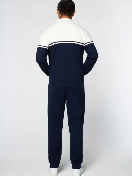 Sergio Tacchini Knitwear<Nostra Track Jacket- Maritime Blue