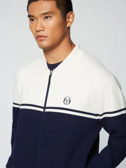 Sergio Tacchini Knitwear<Nostra Track Jacket- Maritime Blue