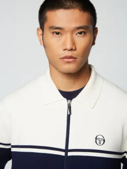 Sergio Tacchini Knitwear<Nostra Track Jacket- Maritime Blue