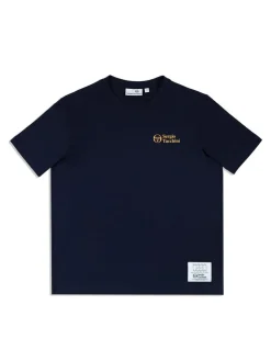 Sergio Tacchini For The Court<Onda T-Shirt- Maritime Blue