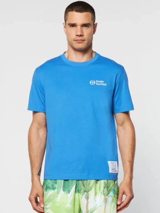Sergio Tacchini View All<Onda T-Shirt- Palace Blue
